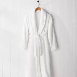 Serena & Lily Sonoma Turkish Cotton White Bathrobe
